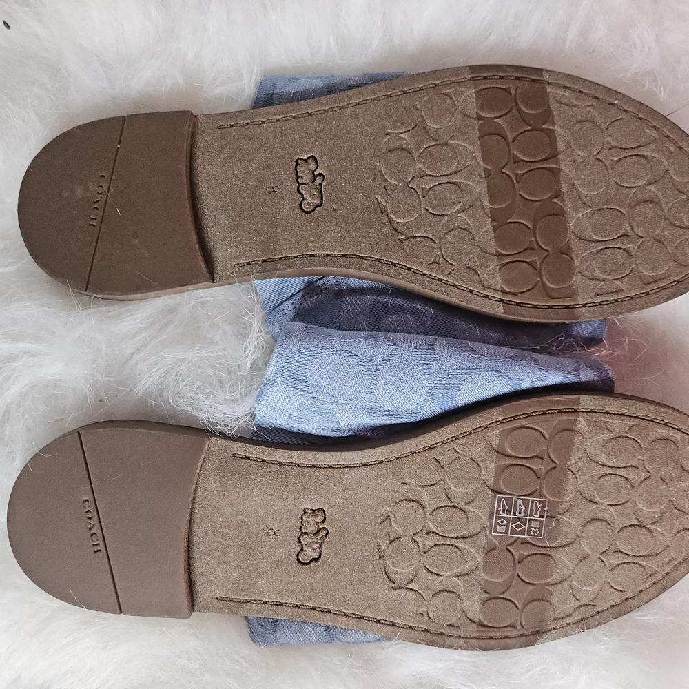 NWOT Coach Women Hazel Sandal in Signature Chambray Size 8 - Picture 6 of 6